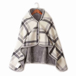 송강 무릎 담요 똑딱이 극세사 밍크 캠핑 입는 블랭킷 양털 겨울 망토 치마 쇼파 : SongGang