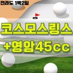 전라도 3인7인골프 양일다르게 라운딩가능한 골프존카운티영암cc와 코스모스링스cc 1박2일 : 일박이일자이언트골프