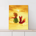 DIY 명화그리기 어린왕자와 사막여우 풍경화 캔버스 직장인취미 유화그림 : 플레이어바웃