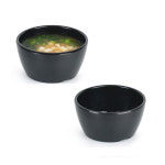 휴게소 식당 밥 국물 튼튼한 중형 멜라민 그릇 블랙 뷔페그릇 주방그릇 반찬그릇 : HW마트