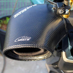 블루샤크 오토바이 열선토시 방한토시 겨울 장갑 카본 핸들커버 : 한울쇼핑