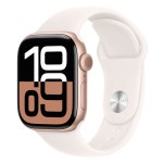 Apple 애플워치 10 GPS 46mm 로즈 골드 + 라이트 블러시 스포츠 밴드 MWWU3KH/A : 나이루드