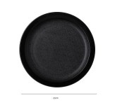 플라스틱 PC 가벼운 스낵 간식 원형 쿠키 브런치 접시 개인 9인치 다회용 키즈 식기 : Blue - Mango3