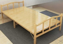 들마루 접이식 평상 옥상 야외 나무 조립식 미니 테이블 베란다 100x197cm 원색 좁은판 : 재민이네4