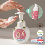 [석유계보존제NO] 라라메드 유기농 신생아 유아 여아 아기 엉덩이 클렌저 청결제 세정제 300ml : 니드베이비
