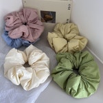 빅 풍성 바스락 스크런치 헤어 곱창 밴드 : 몽 레브