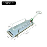 돼지 운반기 가축 트롤리 철제 견인기 농장 가축운반기 케이지 수동 플랫베드 트레일러 1.3미터 : 재민이네4