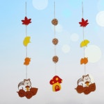 다람쥐 모빌 가을 다람쥐모빌 : 드림지기샵