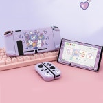 GEEKSHARE 닌텐도 스위치 러블리 몽몽 케이스+테마필름 세트 : 에스엠라지