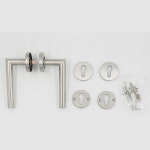 쉬운 교체 스텐 실버 모티스 도어락 모티스락 손잡이 NS02S : 팔공구 스토어