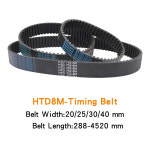 자동변속기 8 이빨 벨트 고무 3424/3480/3600/3640/3720/3824/4000/4224/4400/4520 HTD8M 기계 20/25/30/40MM 피치 : 터긱스