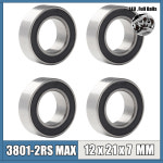 베어링 서스펜션 7MM 피벗 더블 2RS 최대 21 자전거 4PCS 공 부품 3802 수리 볼 3801 행 12 : 터긱스