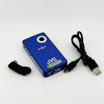 JVC 켄우드 GC-FM1A Y2K 블루 빈티지 레트로 비디오 카메라 캠코더 : 메이플로스