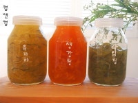 모리 밀폐 유리병  500ml  - 국내산  트위스트캡  플라스틱뚜껑  매실청  냉장고정리  광구유리병 : cupandcup