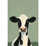 초원 젖소 우유 밀크 베이커리 목장 낙농 제빵 베이커리 카페 동화 파르텔 벽지 시트지 롤스크린 : 으뜸데코