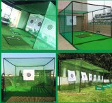 스크린천 방염처리 맞춤제작 골프타겟 연습용 1. 중형 타격 케이지 : 내추럴벤더