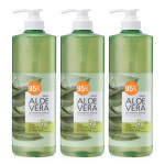 과일나라 알로에베라 수딩젤 1000ml 1+1+1 대용량 촉촉한 진정 수분크림 바디로션 : 지엘코스