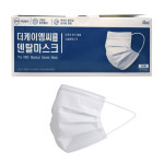 [의약외품] 더케이엠씨 늘숨 덴탈마스크 (화이트) 50매 수술용 성인용 : 정성메디