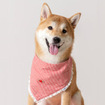 러브피피 강아지스카프 로즈 베이비 반다나 (레드) : lovepp