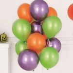 펄 레인보우 풍선 30cm [50입] 파티팡풍선 라운드 : 파티룸