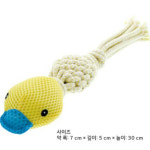 [페티오] 강아지 로프 장난감 - 치석케어 에드메이트 병아리 덴탈 터그 : 와우한빛
