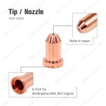 열 동력학을위한 ws 5 pcs 8 7514 노즐 팁 플라즈마 절단 토치 pch62/102 : 디지털플러스상사