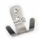 온가지사 옷걸이 2구 유선스텐 S0804 CB 가구diy 인테리어제품 옷걸이대 옷걸이봉소켓 : 온가지사