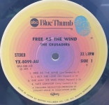 The Crusaders Free as the wind LP / J0099 : 니어민트