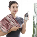 김수자 맥반석 온열찜질기 허리 어깨 배 발 무릎 복부 황토 전기찜질기 찜질팩 온찜질기 : 레티나 LETINA