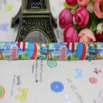 신축성 있는 여름 해변 프린트 머리띠, DIY 헤어밴드, OEM H2374 , 5/8 인치 : 정민탑텐물류