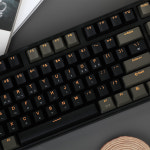 앱코 K580 투톤 키캡 교체축 게이밍 기계식 키보드 젠틀맨, 적축 : 앱코 온라인스토어