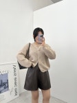 뮤즈 알파카 라운드 루즈핏 가디건 (4color) : 스페이스무트