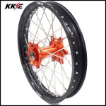 KKE 2.15 19 스포드 리어 휠 림 KTM SX SX-F XC XC-F XCW 125-530 2003-2021 오렌지 허브 블랙 : 자양컴퍼니