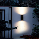 야외 방수 벽 램프 e27 LED 빛 알루미늄 AC86 265 조명 : 일글로리