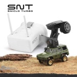 Sniclo 무선 몰입형 FPV 리모컨 차량 RC 4 륜 구동 등반 자동차 장난감  오프로드 1:64 카메라 : 우암산무역