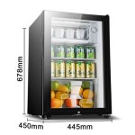 자취방 술 냉장고 원룸 모텔 미니 쇼케이스 음료 46L 20L 잠금 : 아이자야 씩스티원