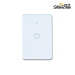 스마트빌 IoT wifi 터치 조명 원격제어 타이머 음성인식 1구 화이트 스마트홈 스위치 : 스마트빌
