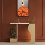 현관장식장 원목 콘솔 벽난로콘솔 데스크 수납장 럭셔리 빈티지 선반 폭좁은 슬림 소품 미니 블랙 라이트 스트립 100cm : 힐링앤헬쓰