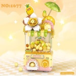 LOZ 미니 시티 스트리트 뷰 푸드 트럭 아이스크림 과일 가게 디저트 스테이션 빌딩 블록 디스플레이  크리스마스 선물 : 천마산통합상사