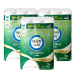 깨끗한나라 순수 프리미엄 화장지 3겹 33m, 30롤, 3팩 : 미래를여는사람들