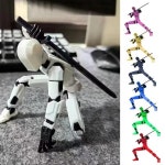 창의적인 장난감 멀티 조인트 빌딩 블록 피규어 행운의 13 움직일 수  변형 3D 인쇄 더미 모델 로봇 인형  선물 : 천마산통합상사