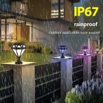 현대 LED 태양광 발전 조명 정원 경로 시골 안뜰 장식 야외 방수 잔디 램프 : 천마산무역