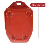 덱사스 찹 앤 스쿱 도마, 9.5 x 13인치, 솔리드 레드(322-J1795) : 서초동직구삼촌