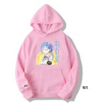 Re:제로부터 시작하는 이세계 생활 애니메이션 만화 특양면 후드티 티셔츠 A0748 : 티퍼블릭16