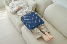 자미니 천연 카본 탄소 전기방석 전자파없는 1인용 온열 미니찜질기 애견방석 : 자미니탄소매트