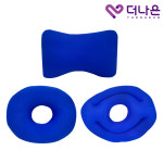 더나은 비즈쿠션 도넛방석 이중원좌도넛방석 땅콩쿠션 치질 산모 임산부방석 회음부 욕창방지 환부보호 다용도쿠션 : 주식회사 도담인