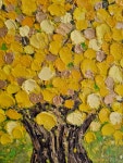 그림원화 아크릴 혼합재료 금전수 53x45cm : 테리네그림점빵