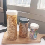 국산 분유통 김밥재료 캡슐세제통 냉동실 냉동고정리용기 300ml : 신영금형기업