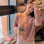 골드버튼 트위드 가디건 : 주식회사 아모르비에