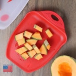 덱사스 찹 앤 스쿱 도마, 9.5 x 13인치, 솔리드 레드(322-J1795) : 서초동직구삼촌